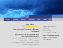 Tablet Screenshot of doktor-paulus.de